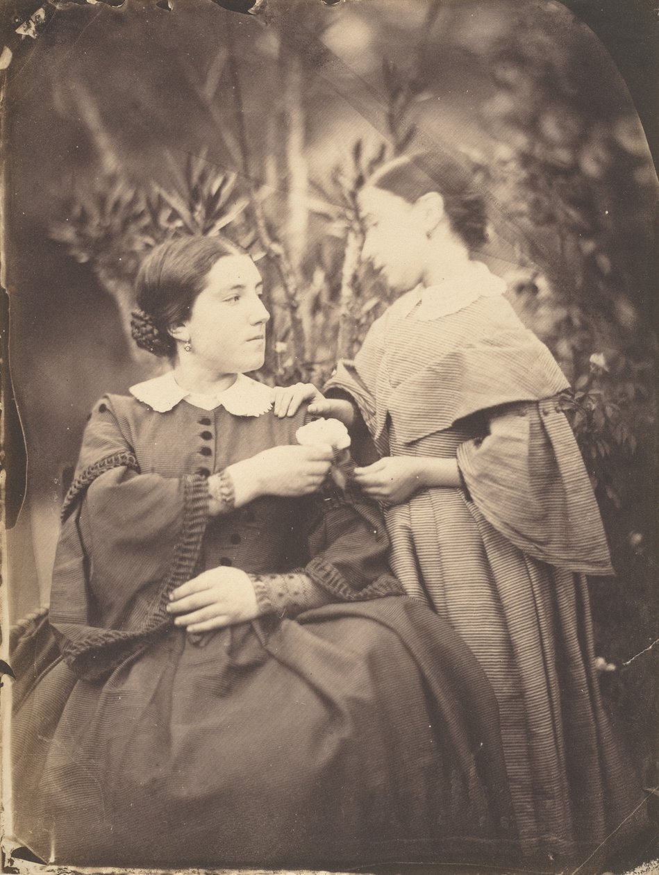 Porträt von Frau und Kind, 1855 von Jean Baptiste Frénet