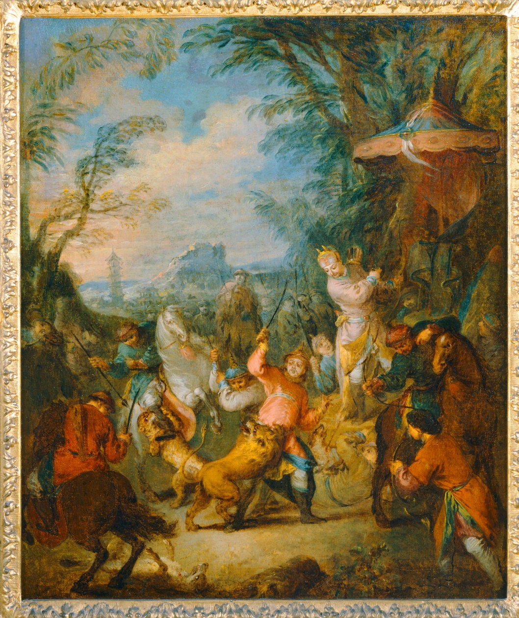 Chinesische Jagd von Jean Baptiste Joseph Pater