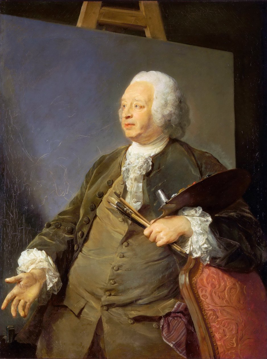 Porträt von Jean-Baptiste Oudry von Jean Baptiste Perronneau