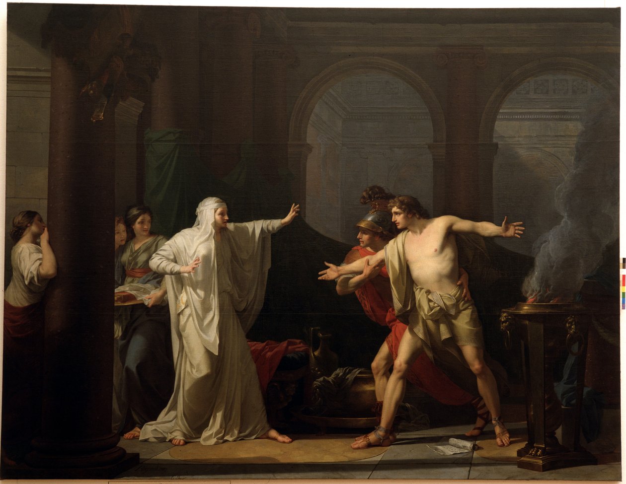 Iphigenie und Orest in Tauris von Jean Baptiste Regnault