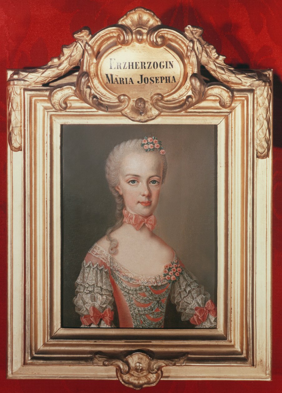 Erzherzogin Maria Josepha (1751-67), Tochter von Franz I. und Kaiserin Maria Theresia von Österreich, 1762 von Jean Étienne Liotard