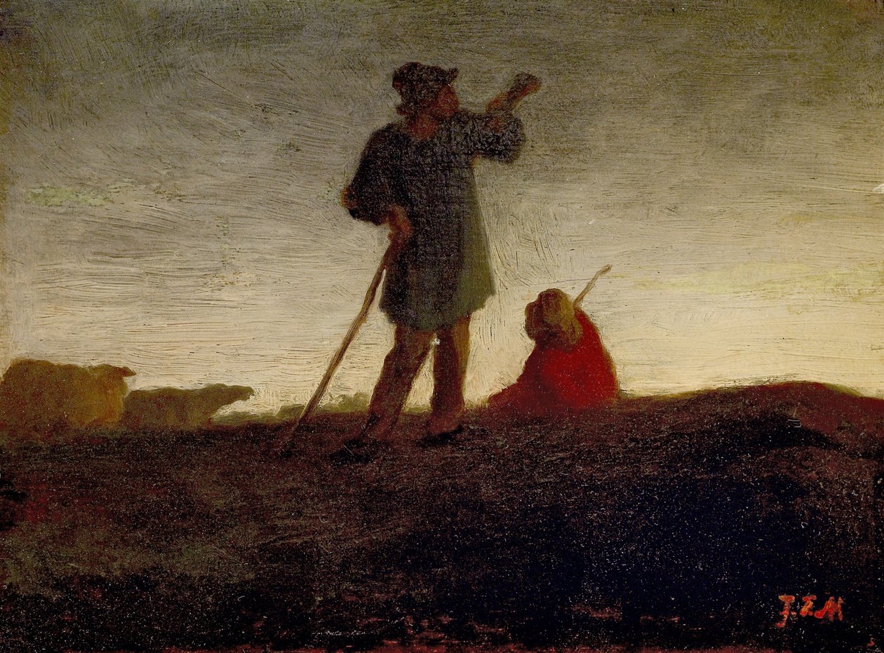 Die Herde zurückrufen, 1866-72 von Jean Francois Millet