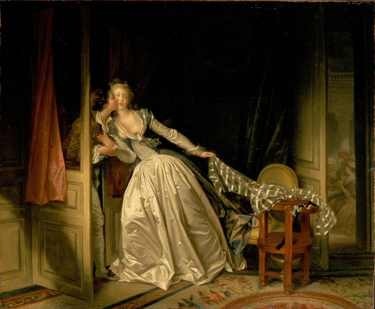 Der gestohlene Kuss von Jean Honore Fragonard