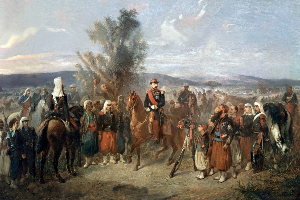 Napoleon III. in Algerien von Jean Adolphe Beauce