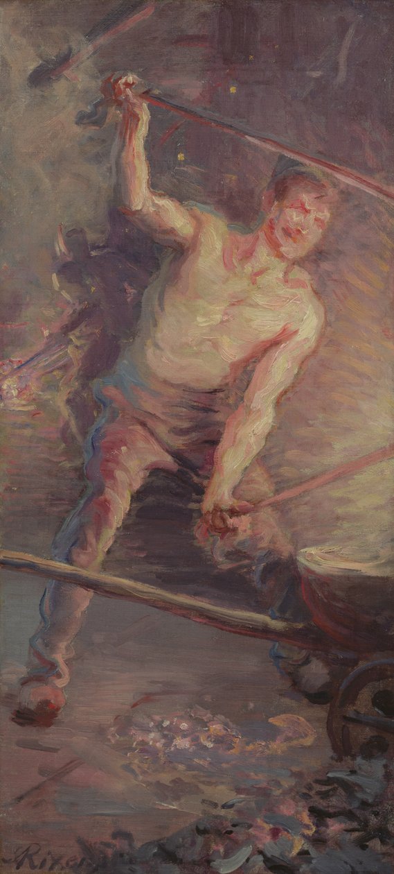 Das Feuer, 1889 von Jean Andre Rixens