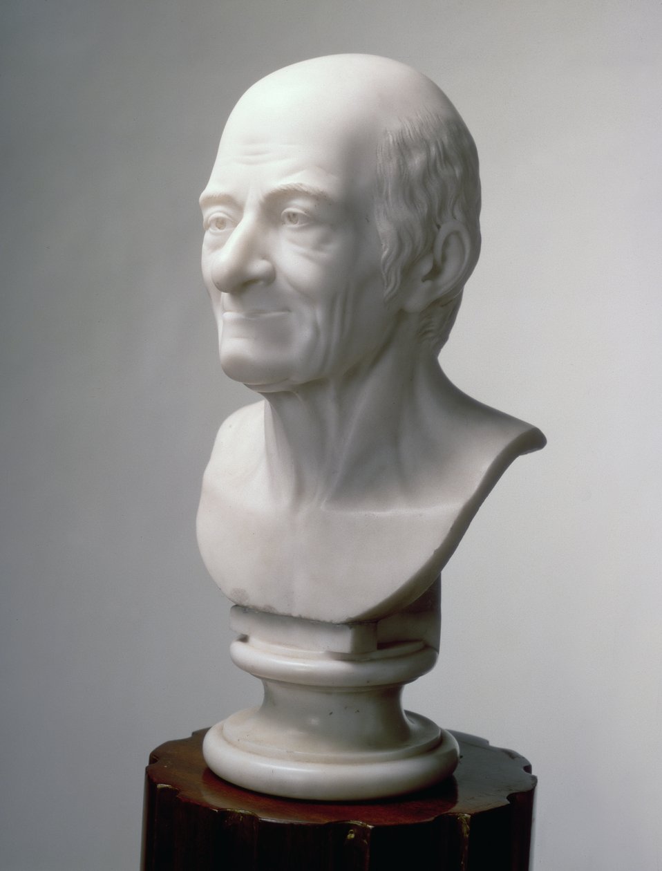 Büste von Voltaire, um 1770 von Jean Antoine Houdon