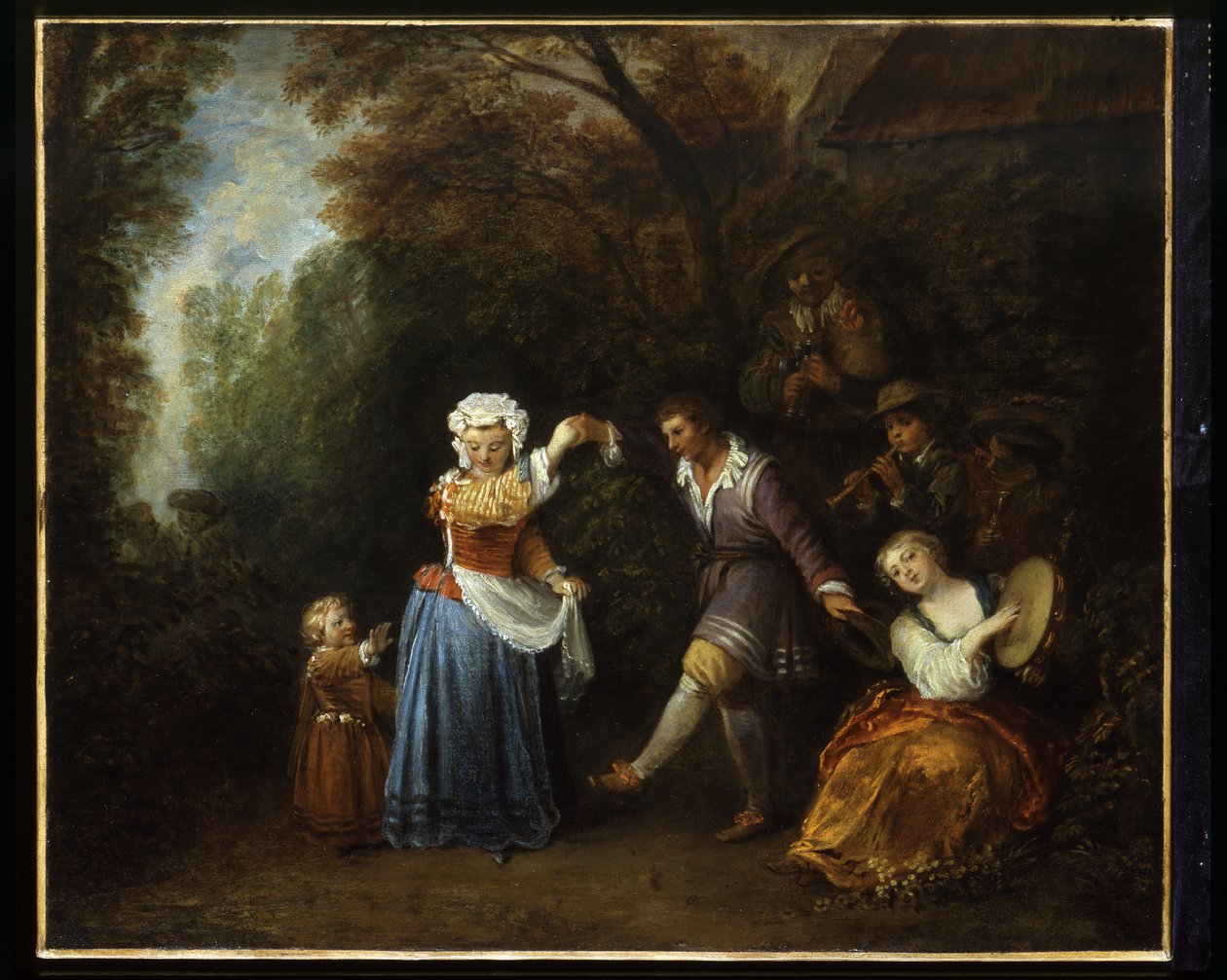 Der Bauerntanz von Jean Antoine Watteau