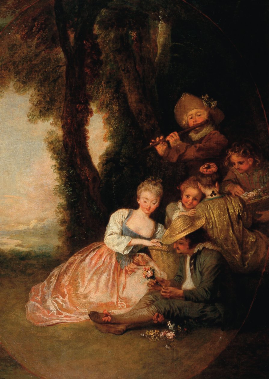 Die Liebeserklärung von Jean Antoine Watteau