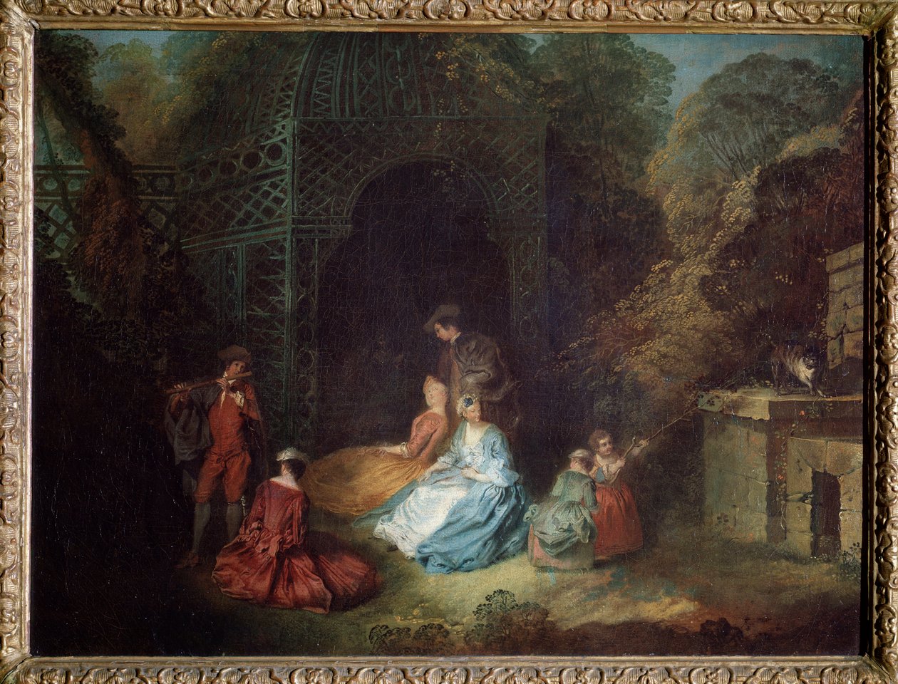 Der Flötenspieler von Jean Antoine Watteau