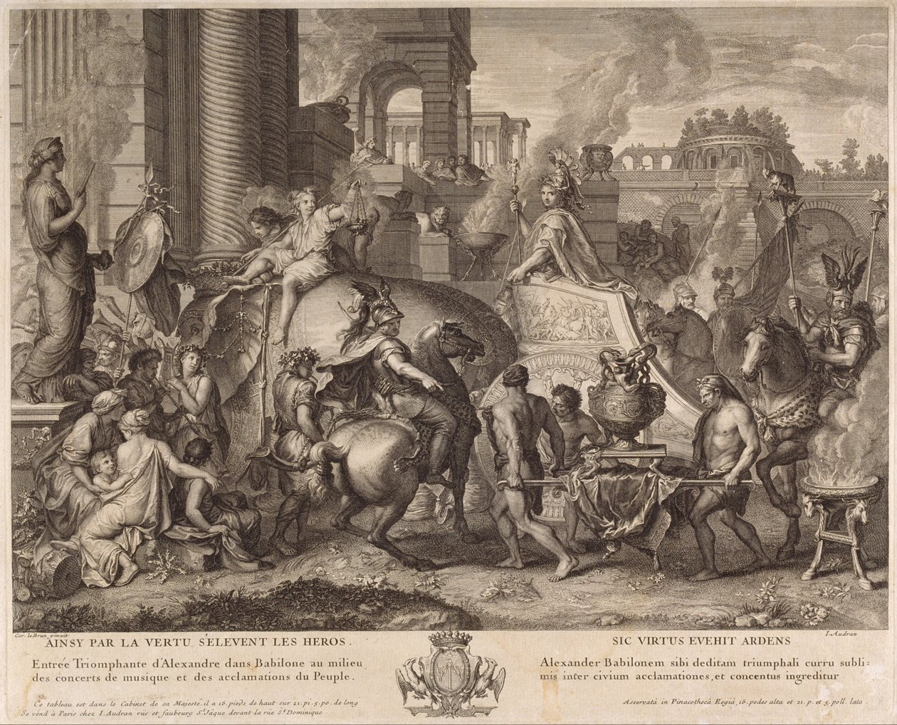 Alexander betritt Babylon von Jean Audran