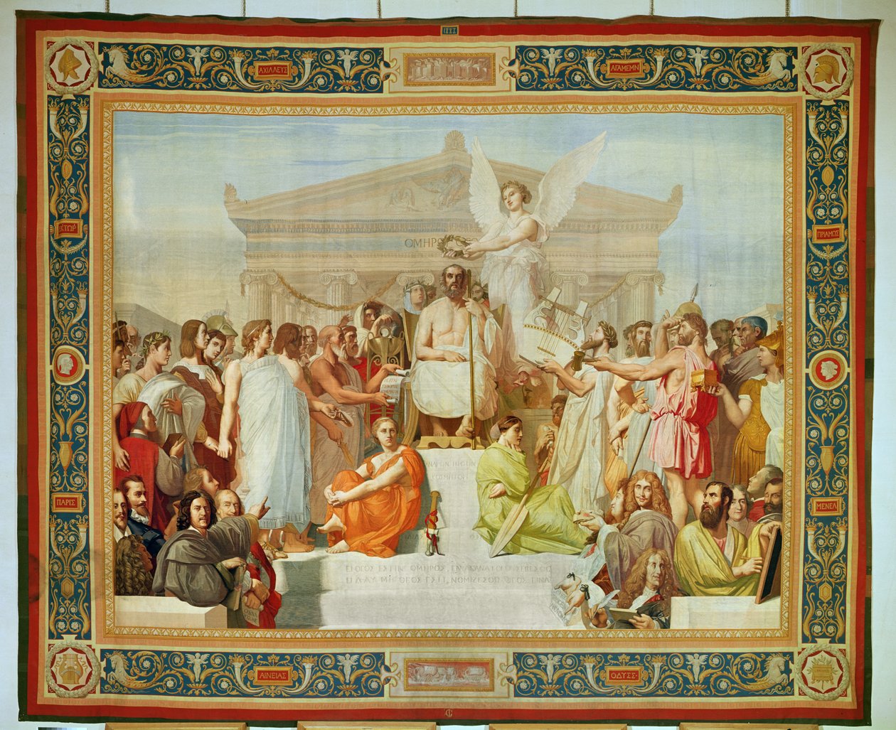 Hommage an Homer von Jean Auguste Dominique Ingres