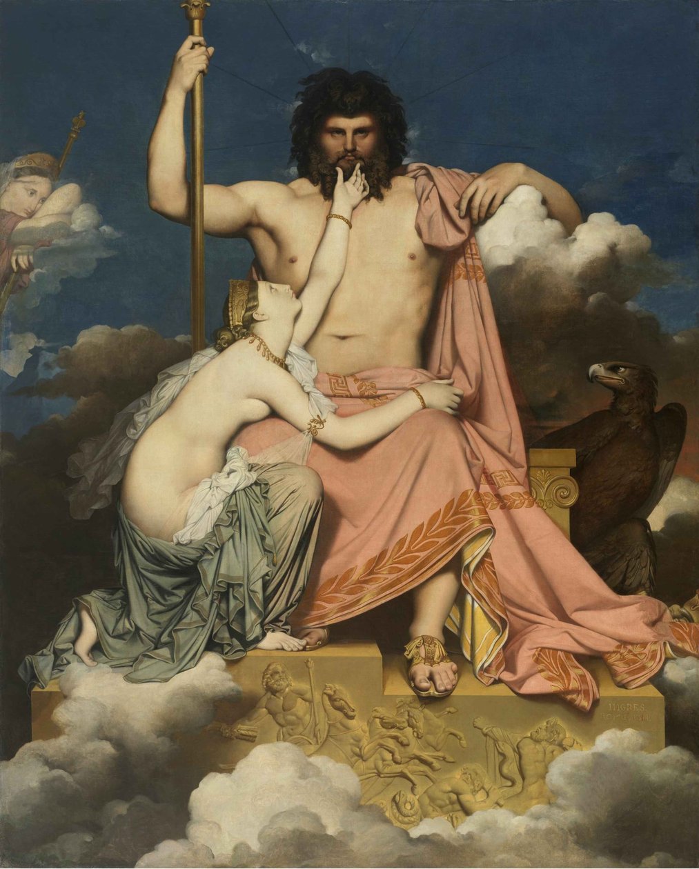 Jupiter und Thetis, 1811 von Jean Auguste Dominique Ingres