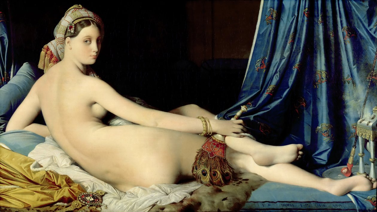 La Grande Odalisque von Jean Auguste Dominique Ingres