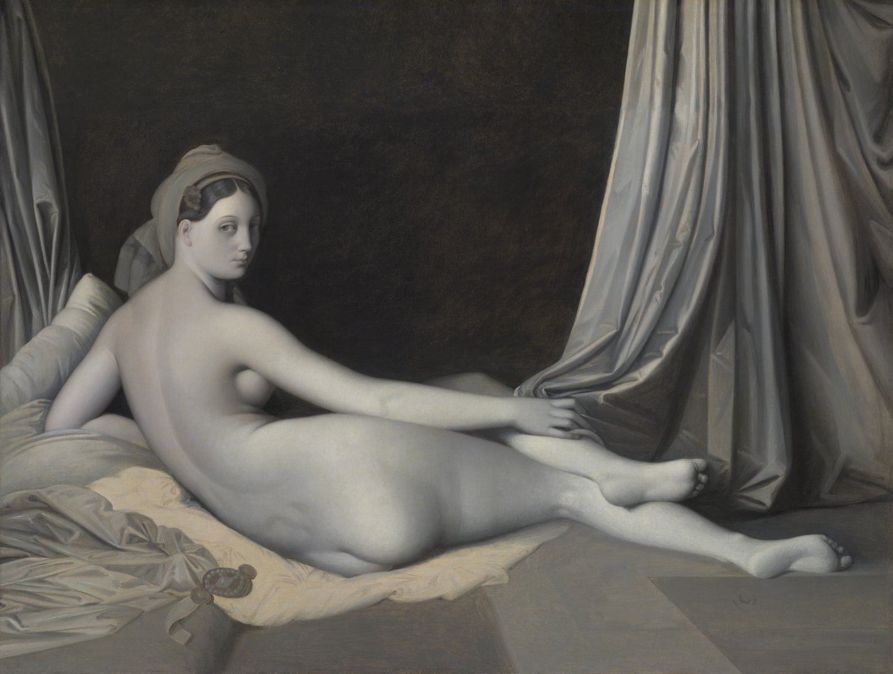Odaliske in Grisaille, ca. 1824-34 von Jean Auguste Dominique Ingres