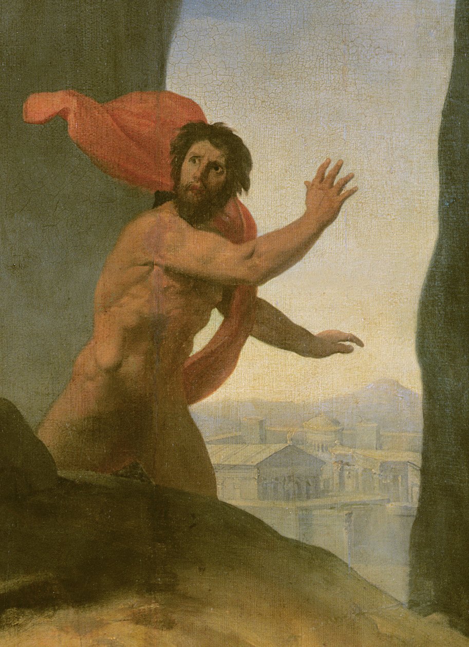 Ödipus und die Sphinx, 1808 von Jean Auguste Dominique Ingres