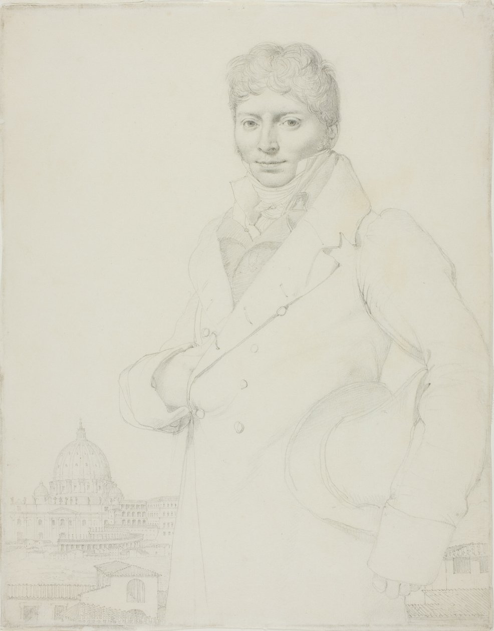 Porträt von Jean-Louis Robin von Jean Auguste Dominique Ingres