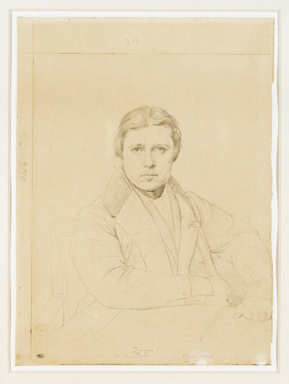 Selbstporträt des Künstlers von Jean Auguste Dominique Ingres