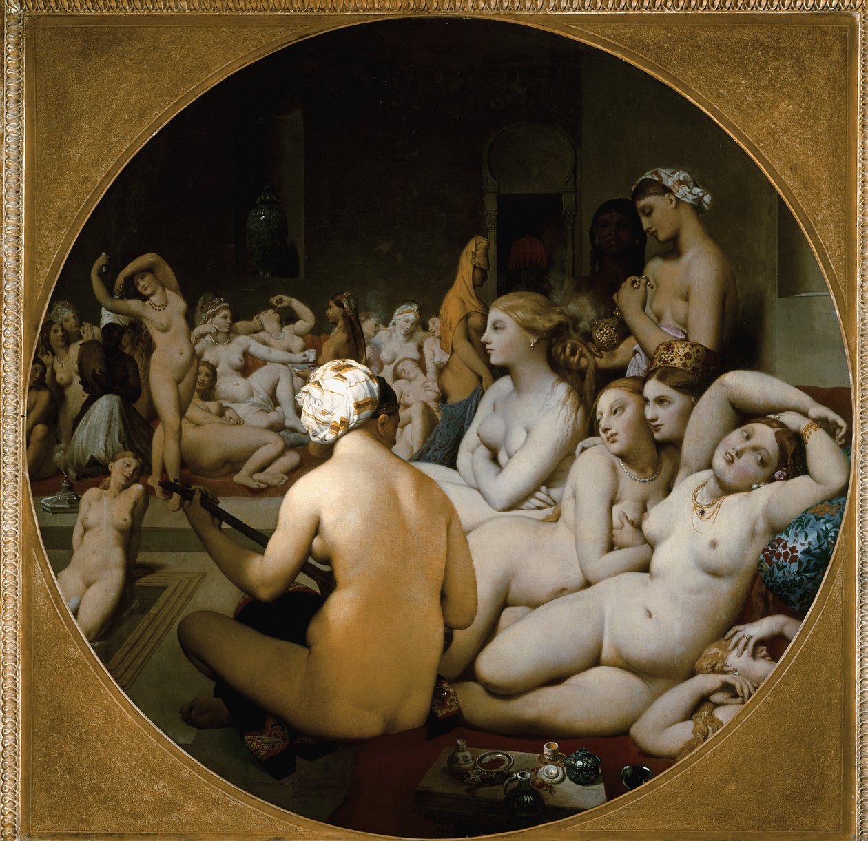 Türkisches Bad von Jean Auguste Dominique Ingres