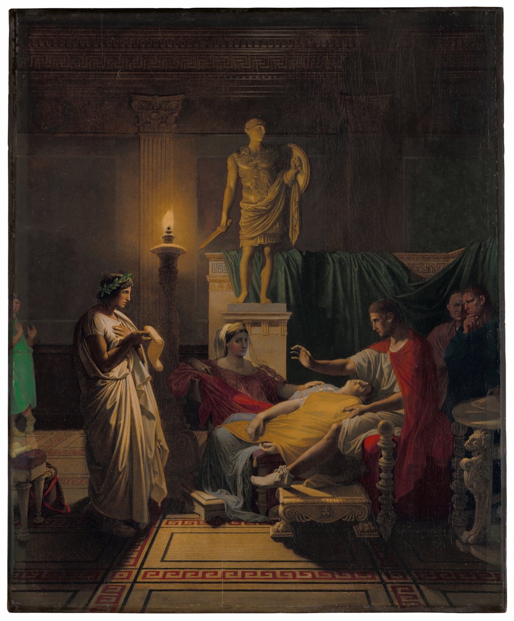 Vergil liest aus der Aeneis von Jean Auguste Dominique Ingres