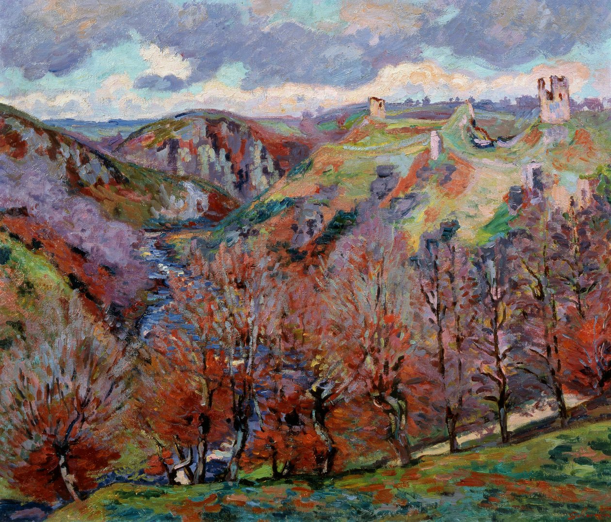 Landschaft mit Ruinen von Jean Baptiste Armand Guillaumin