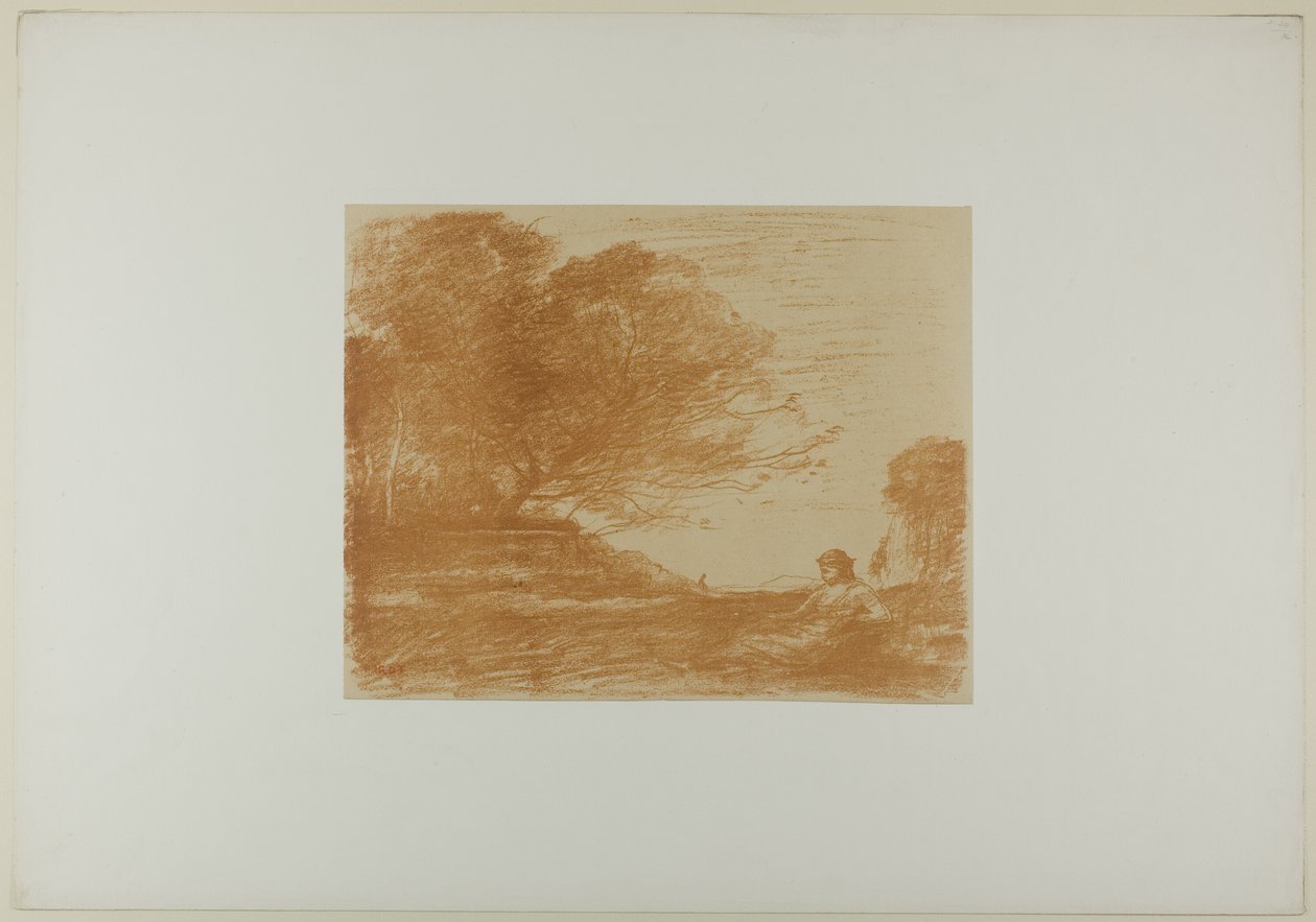 Sappho von Jean Baptiste Camille Corot