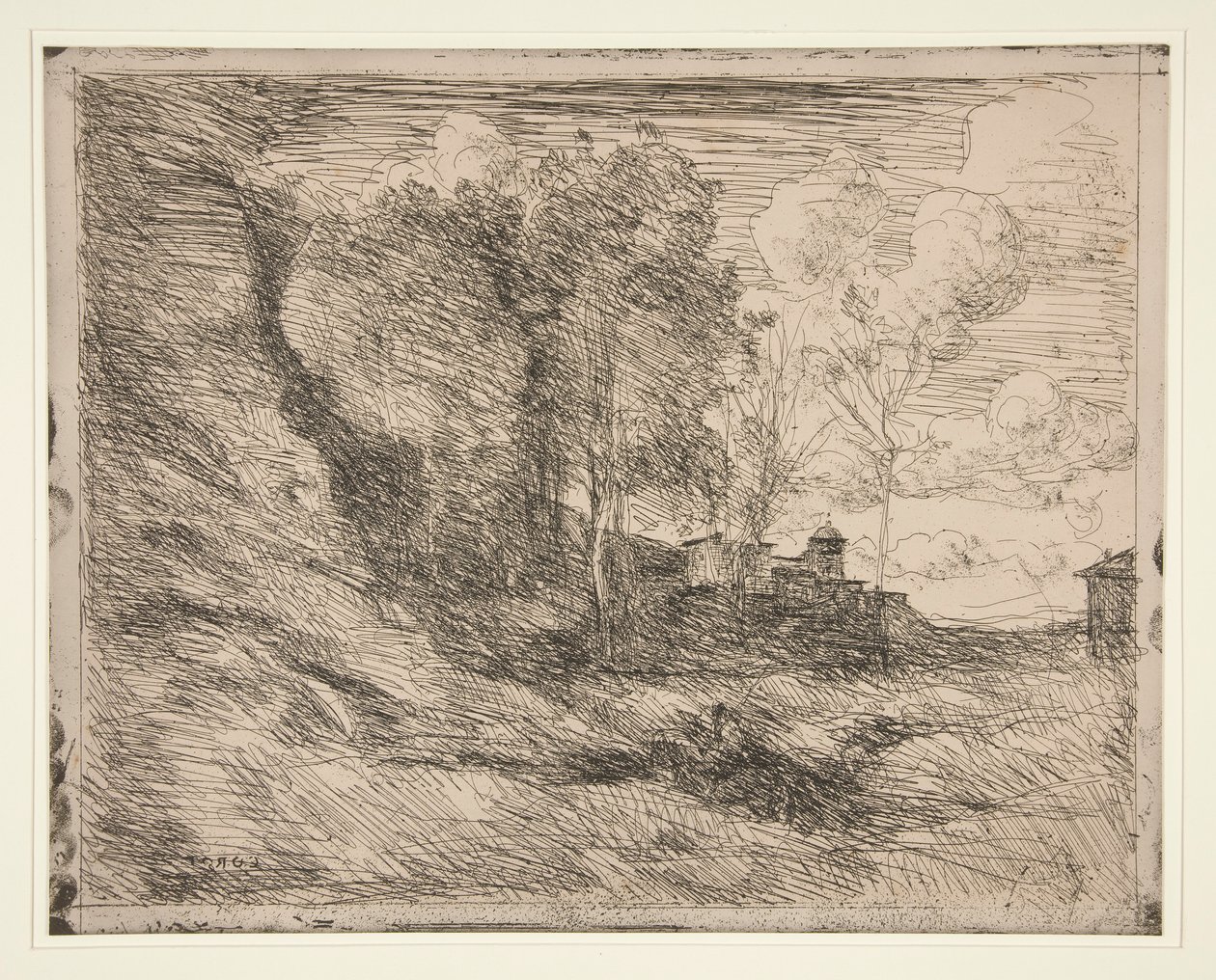 Erinnerung an D von Jean Baptiste Camille Corot