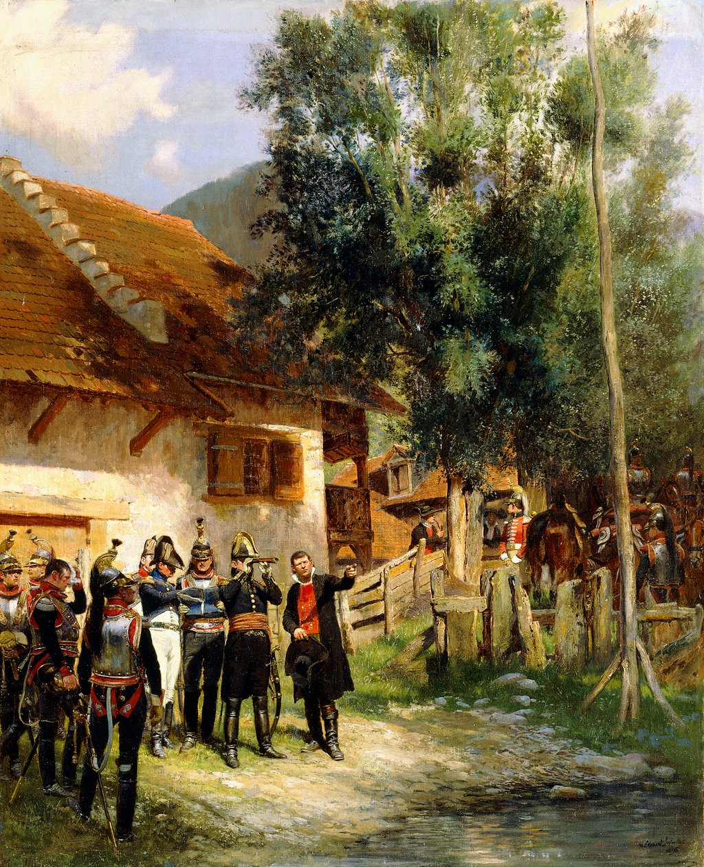 Die Orientierung, 1895 von Jean Baptiste Edouard Detaille