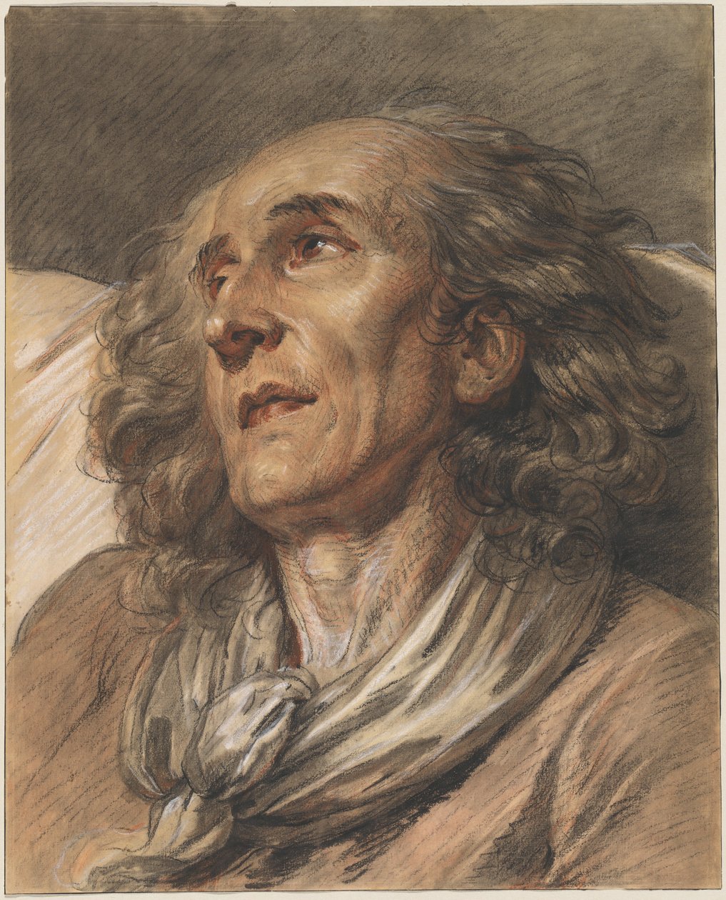 Büste eines alten Mannes von Jean Baptiste Greuze