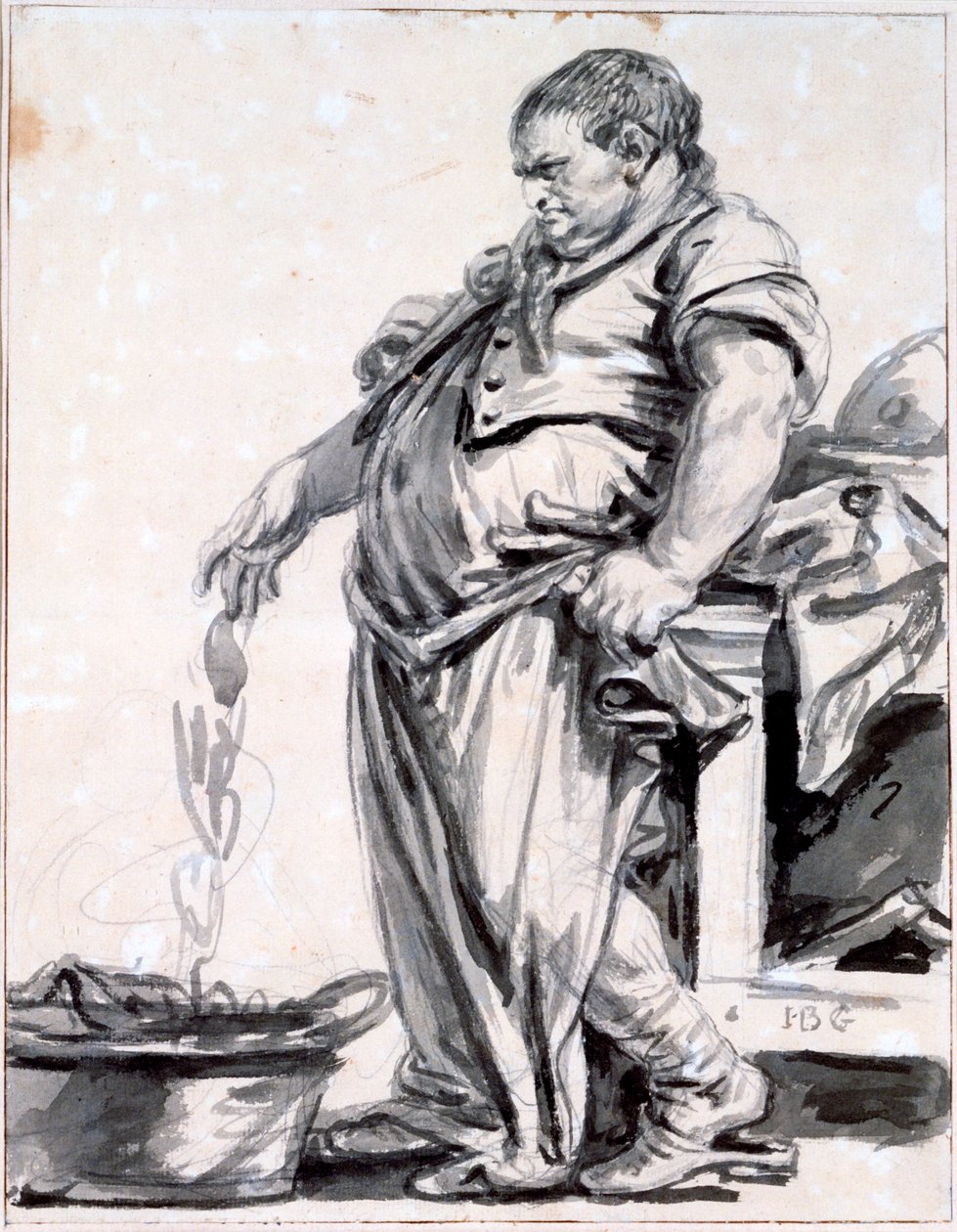 Der Metzger, ca. 1745-1805 von Jean Baptiste Greuze