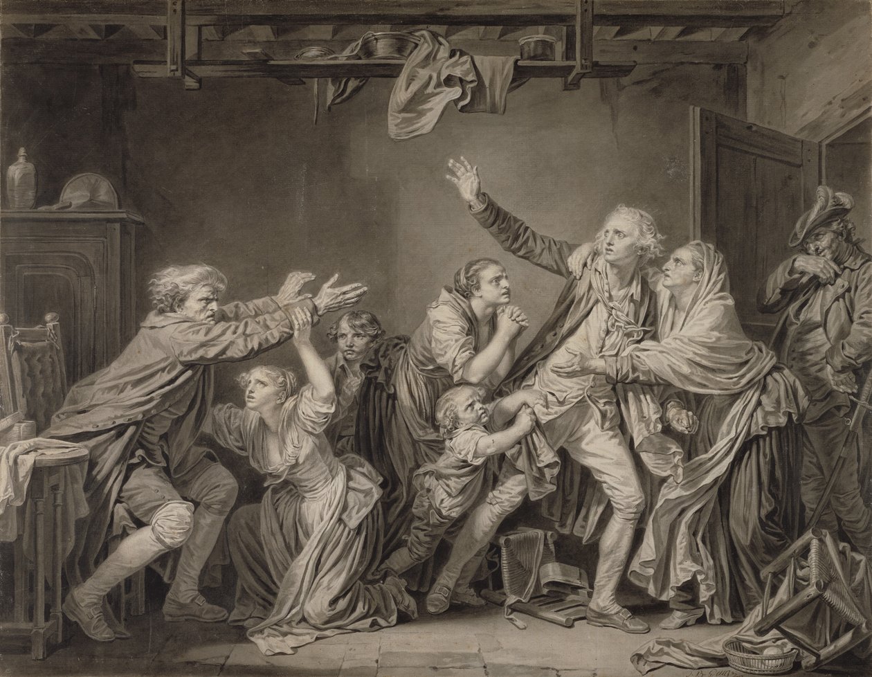 Der Fluch des Vaters: Der undankbare Sohn von Jean Baptiste Greuze