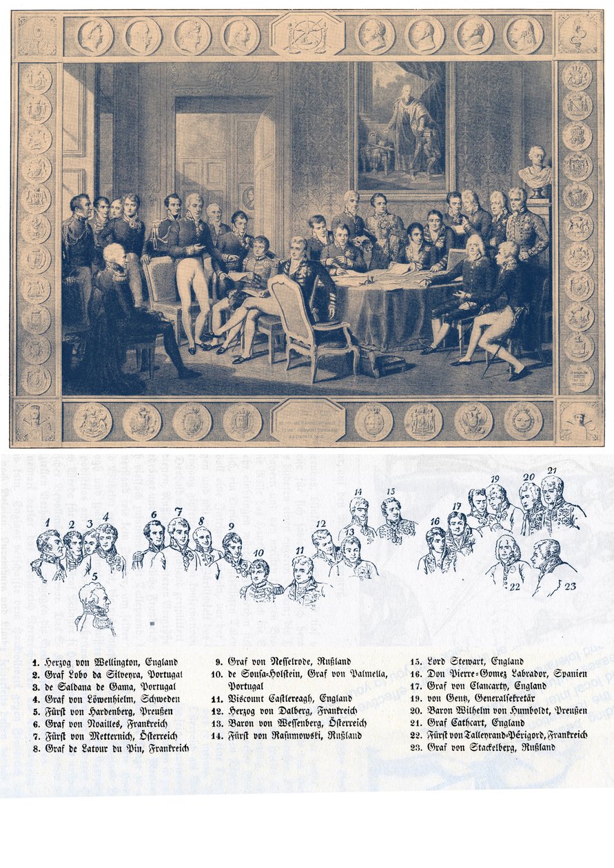 Kongress von Wien - 1814 von Jean Baptiste Isabey