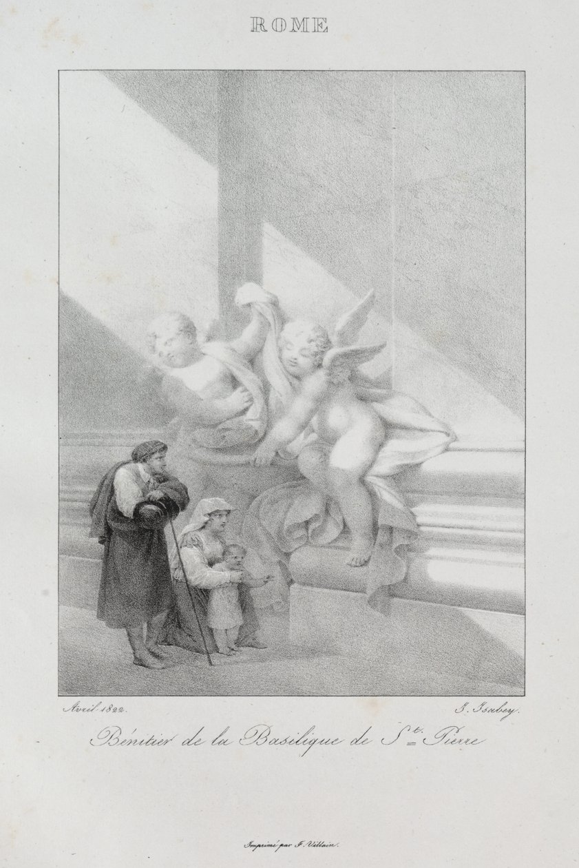 Reise nach Italien im Jahr 1822 von Jean Baptiste Isabey