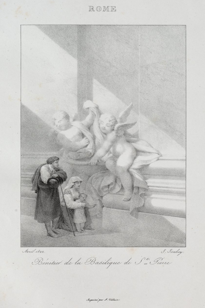 Reise nach Italien im Jahr 1822 von Jean Baptiste Isabey