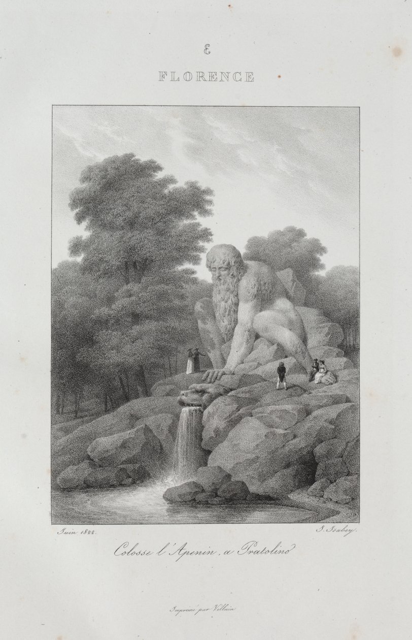 Reise nach Italien im Jahr 1822 von Jean Baptiste Isabey