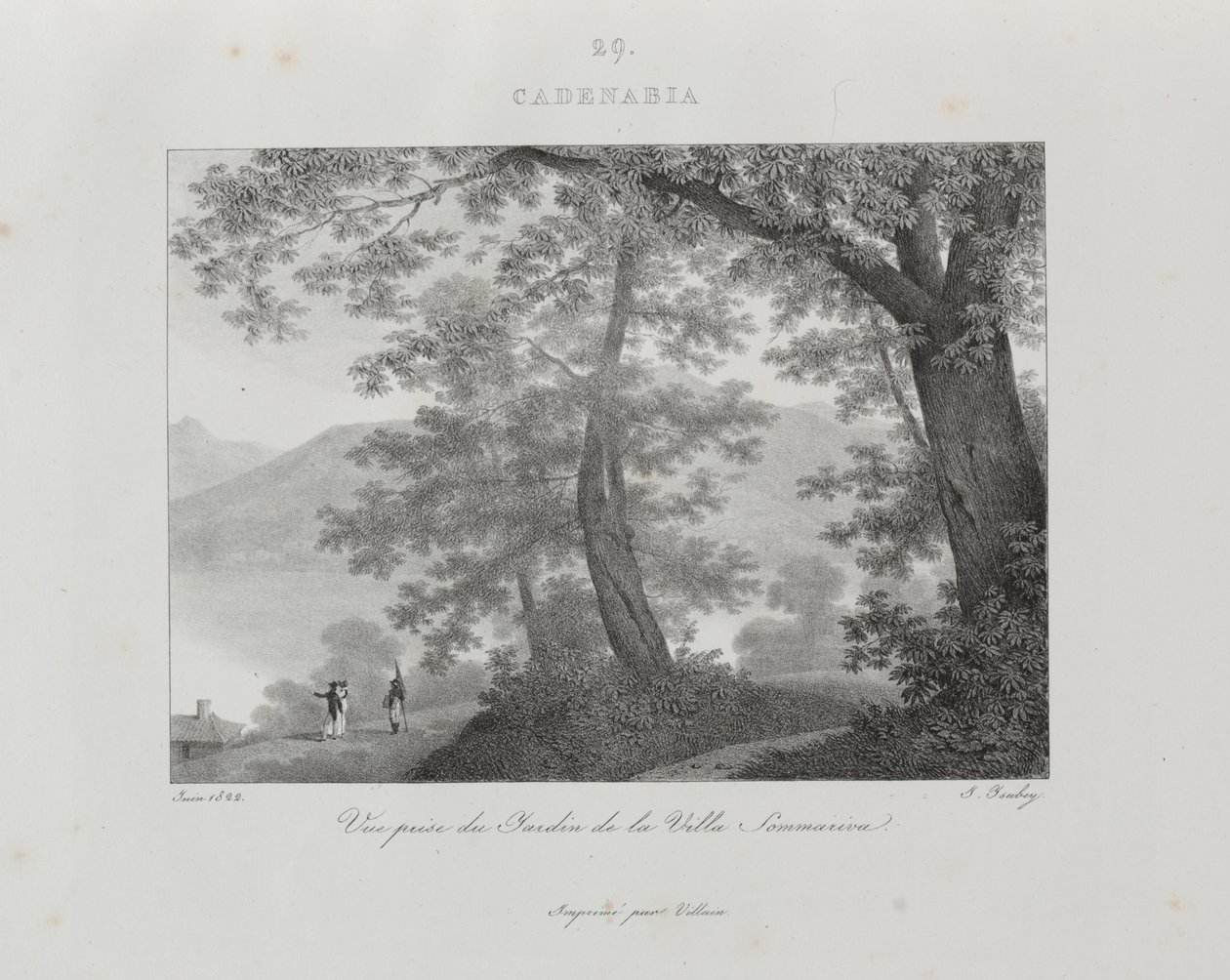 Reise nach Italien im Jahr 1822 von Jean Baptiste Isabey