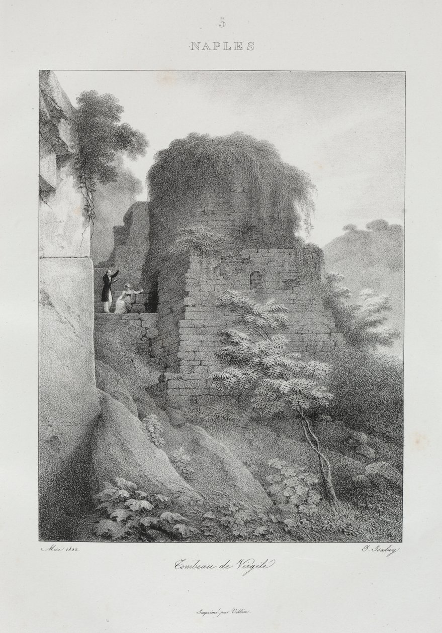 Reise nach Italien im Jahr 1822 von Jean Baptiste Isabey