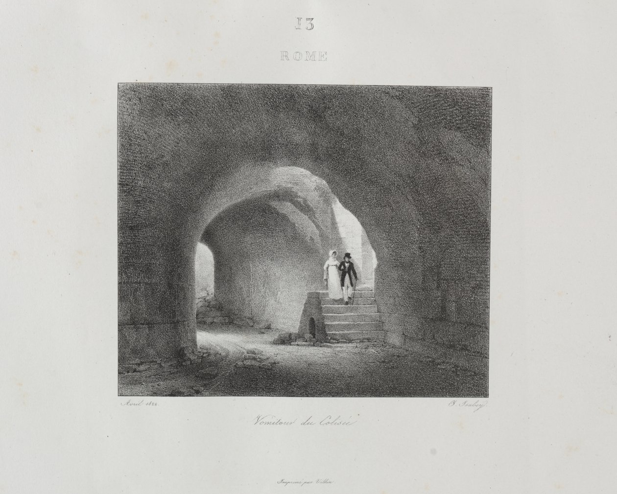 Reise nach Italien im Jahr 1822 von Jean Baptiste Isabey