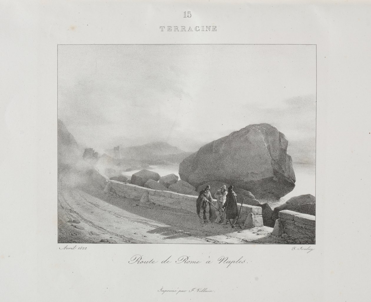 Reise nach Italien im Jahr 1822 von Jean Baptiste Isabey