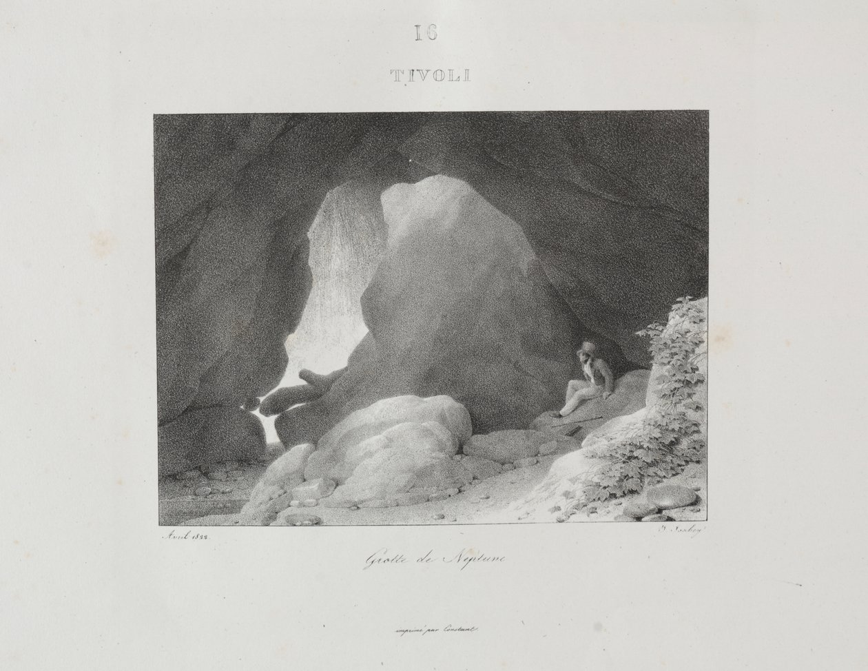 Reise nach Italien im Jahr 1822 von Jean Baptiste Isabey