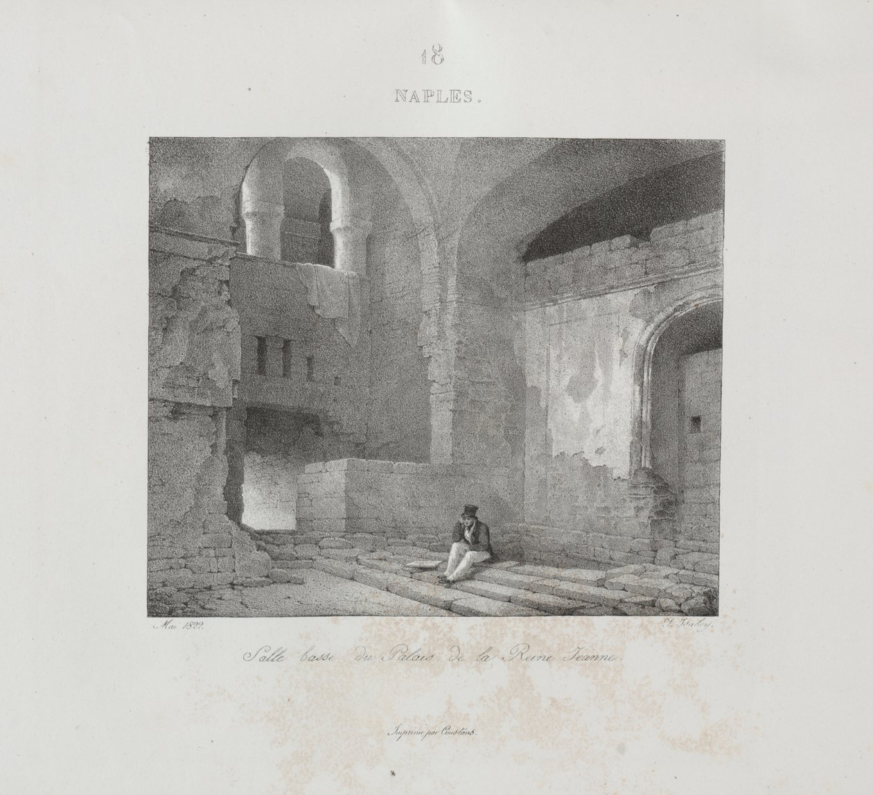 Reise nach Italien im Jahr 1822 von Jean Baptiste Isabey