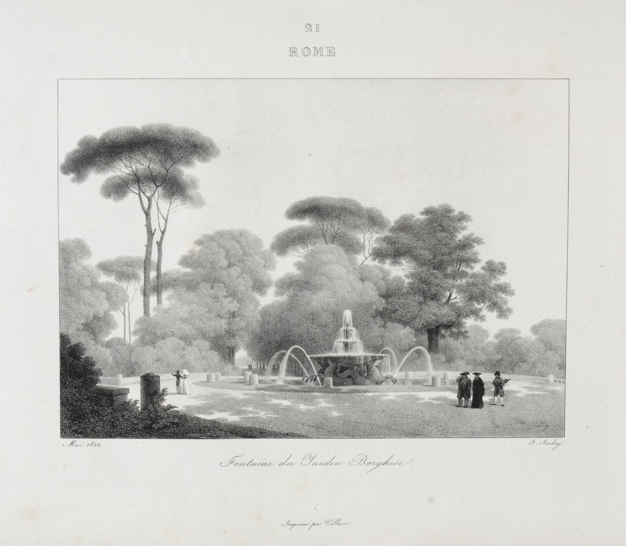 Reise nach Italien im Jahr 1822 von Jean Baptiste Isabey