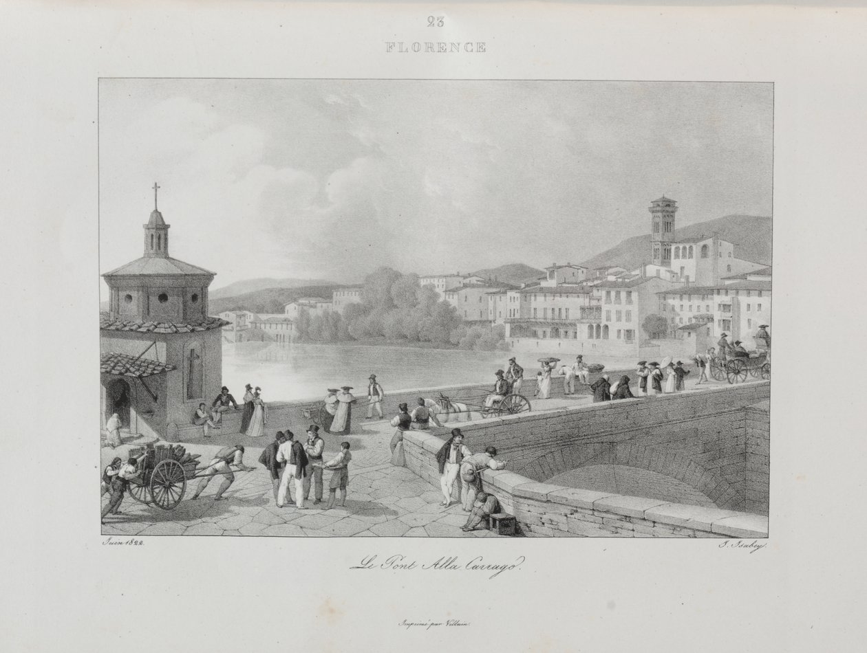 Reise nach Italien im Jahr 1822 von Jean Baptiste Isabey