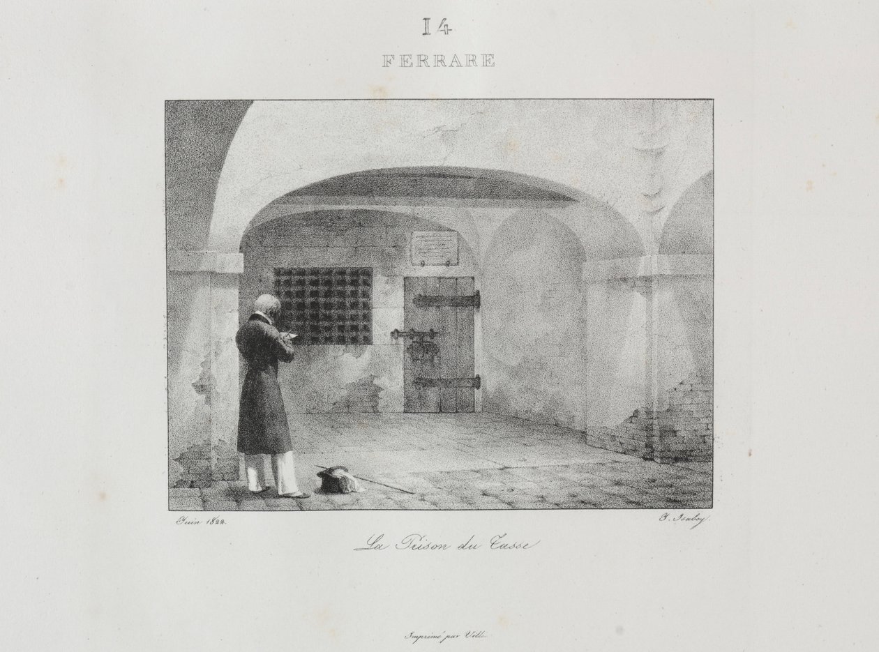 Reise nach Italien im Jahr 1822 von Jean Baptiste Isabey