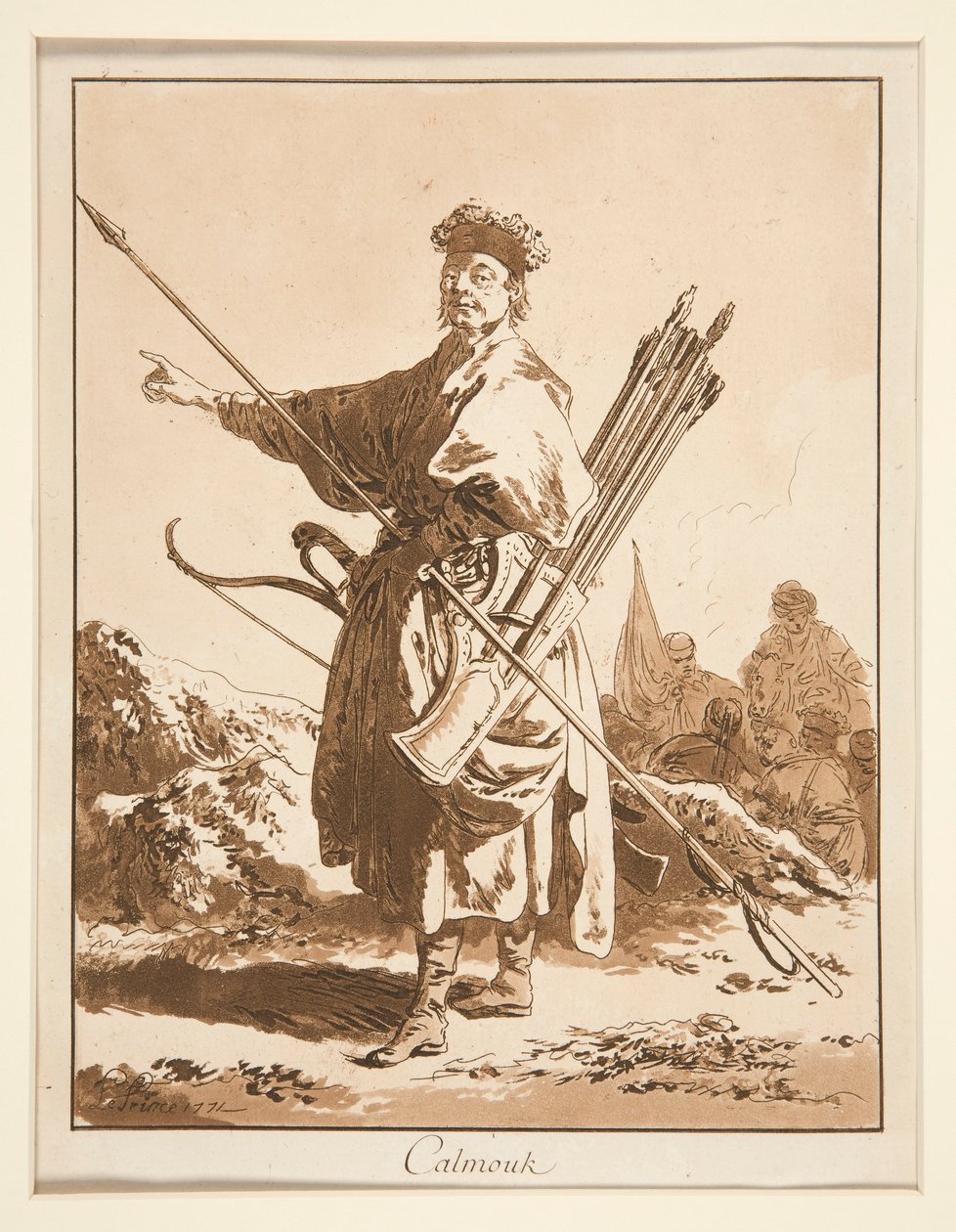 Kalmücke von Jean Baptiste Le Prince