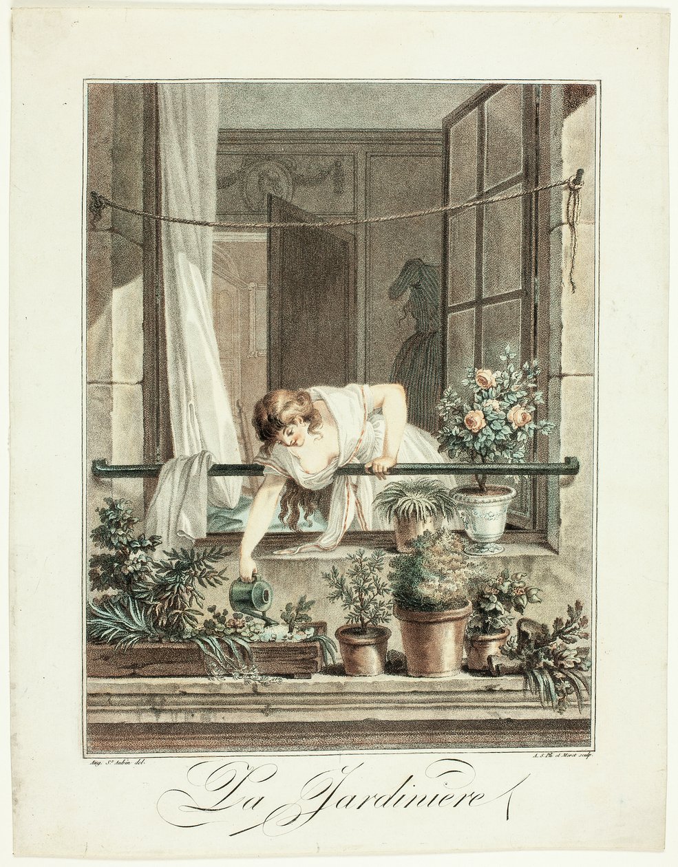Die Gärtnerin von Jean Baptiste Moret