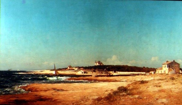 Küstenszene von Jean Baptiste Olive