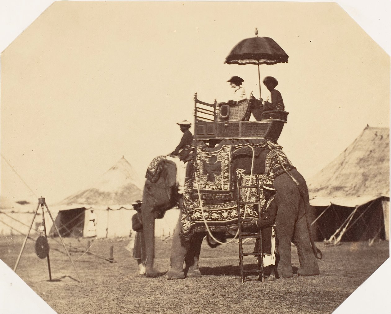 [Lady Canning], 1858-61 von Jean Baptiste Oscar Mallitte