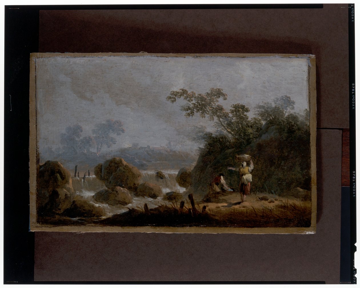 Ein Paar Landschaften von Jean Baptiste Pillement