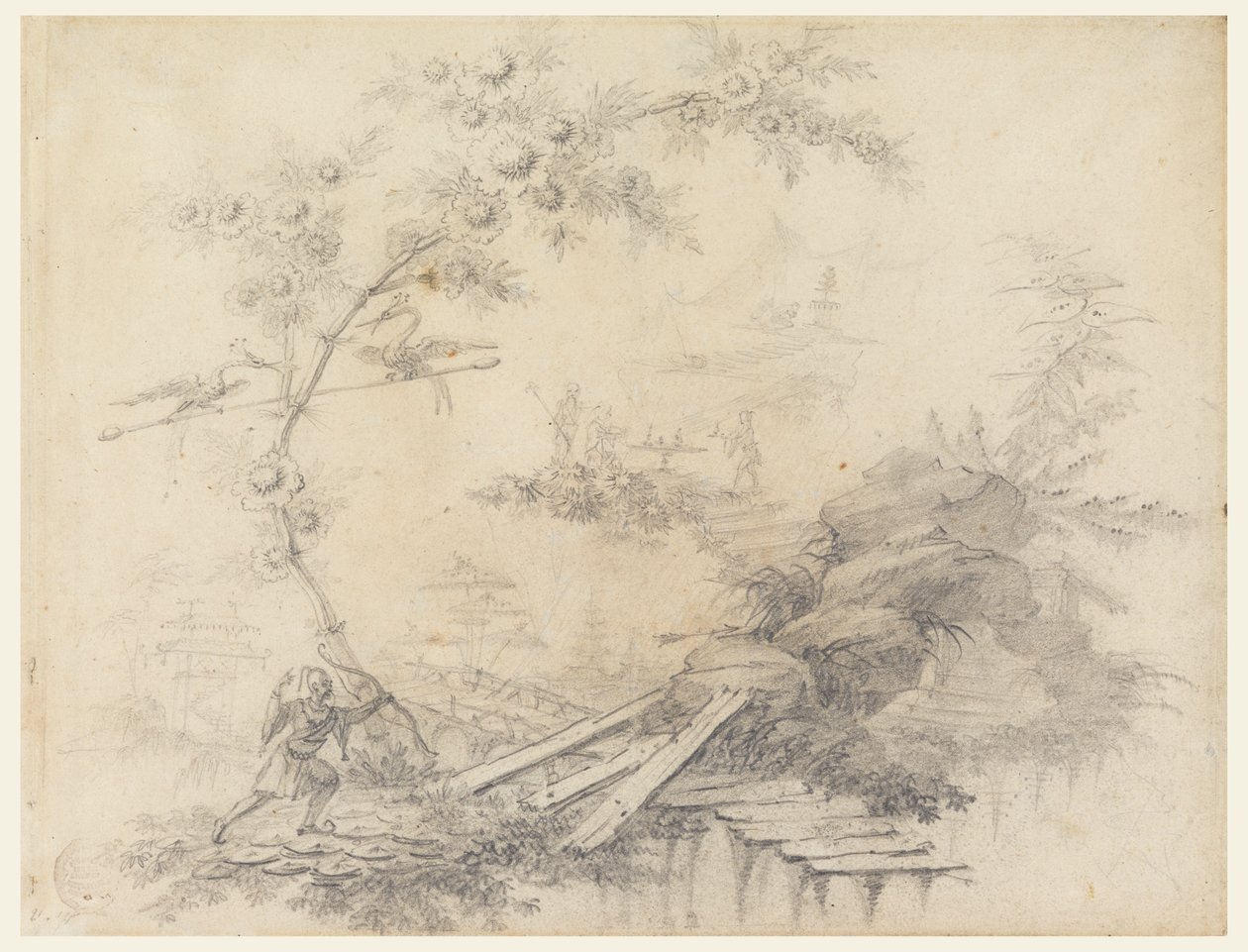 Chinoiserie-Fantasie von Jean Baptiste Pillement