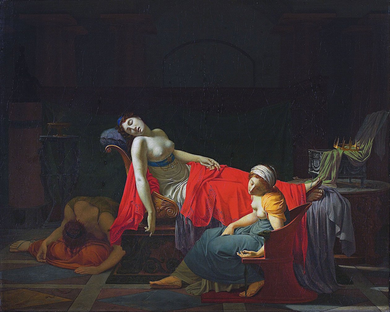 Tod der Kleopatra von Jean Baptiste Regnault